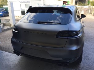 Porsche Macan Full Covering Satin Dark Grey