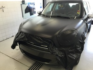 Mini covering noir matte