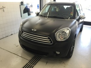 Mini covering noir matte