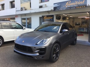 Porsche Macan Full Covering Satin Dark Grey