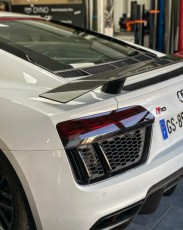 Feux teintés en PPF Smoke Audi R8 V10+
