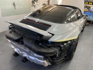 Poprsche 911 Targa Gris Craie