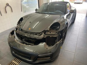 Poprsche 911 Targa Gris Craie