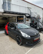 208 GTI coupe franche noir matte