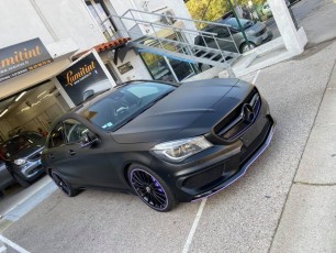 Mercedes CLA45 AMG Noir matte