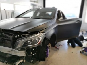 Mercedes CLA45 AMG Noir matte